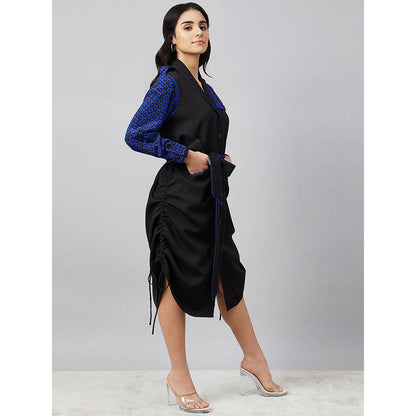 First Resort by Ramola Bachchan Print Shirt Dress with Belt (Set of 2)