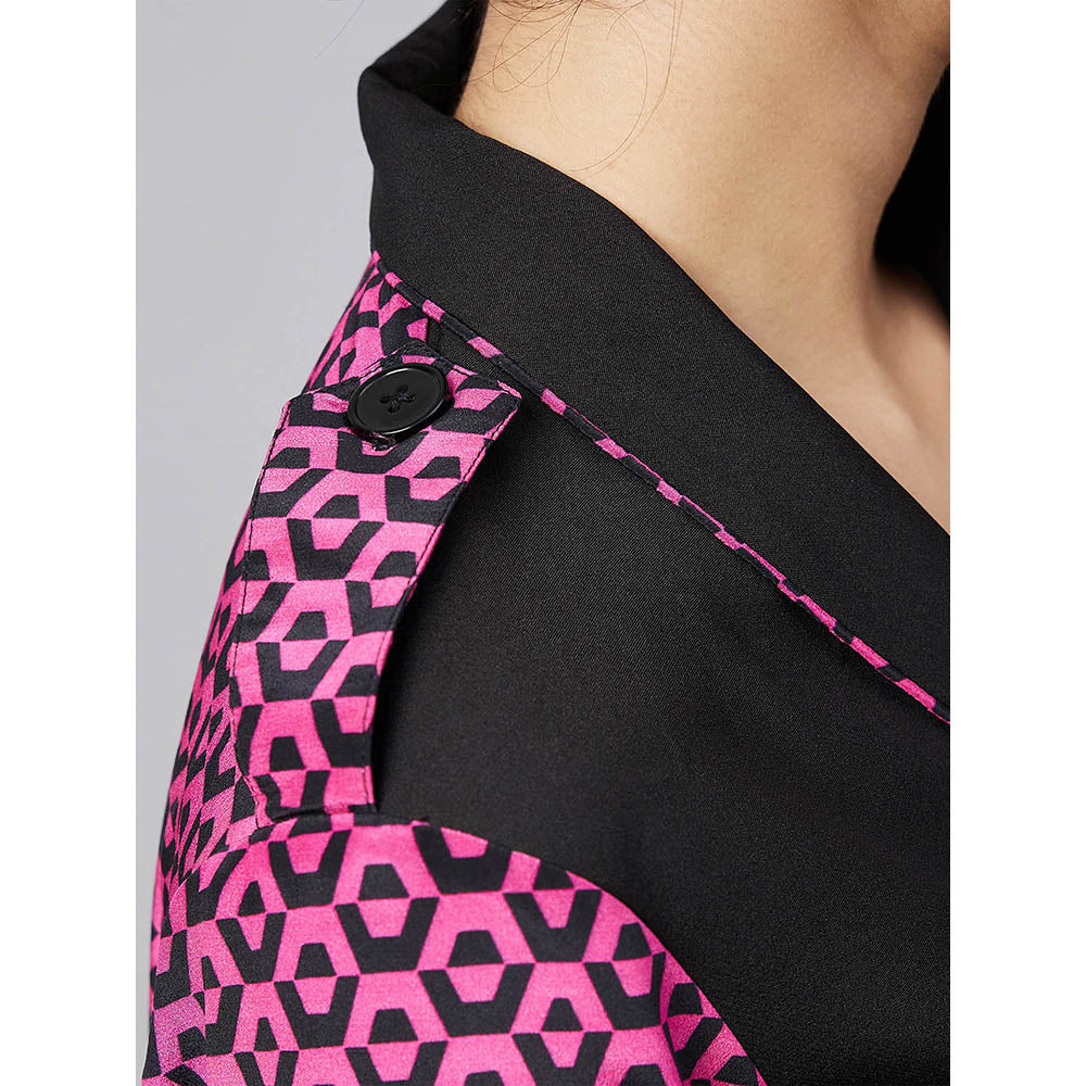 First Resort by Ramola Bachchan Print Shirt Dress with Belt (Set of 2)