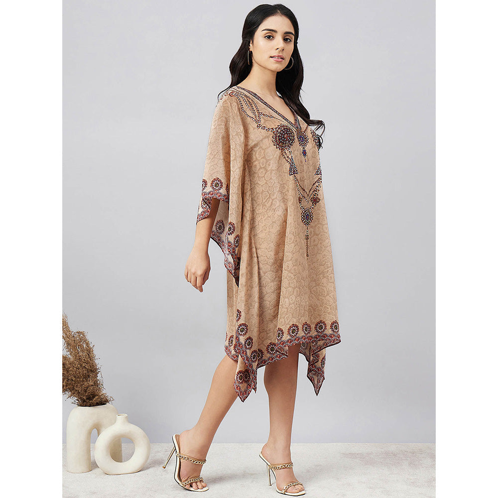 First Resort by Ramola Bachchan Pearl Kaftan Dress