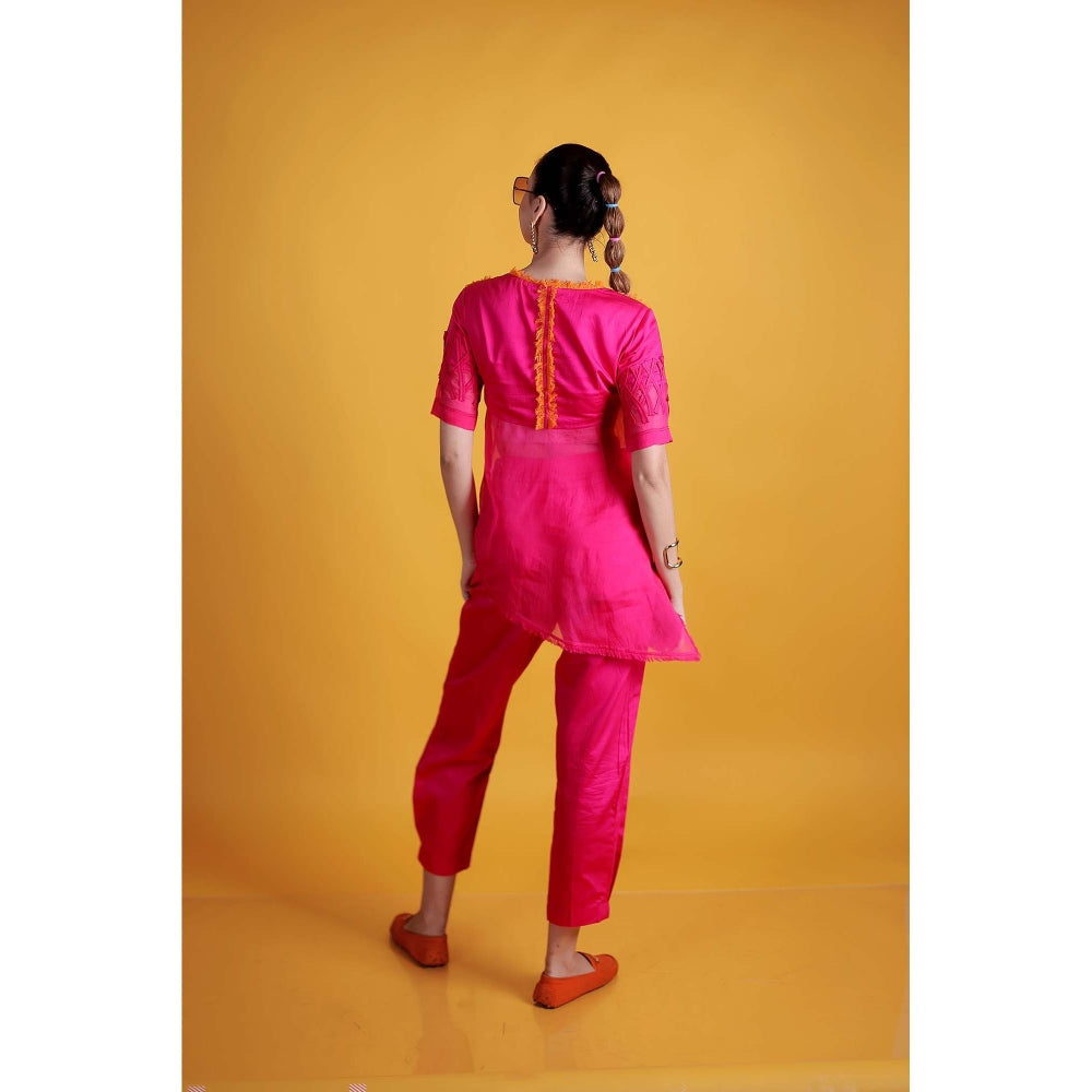 Firki by Sweta Pink Sugar Rush Co-Ord (Set of 2)