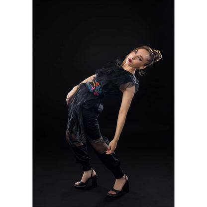 Firki by Sweta Black Nightfall Co-Ord (Set of 2)