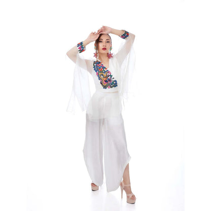 Firki by Sweta Ivory Co-Ord (Set of 3)