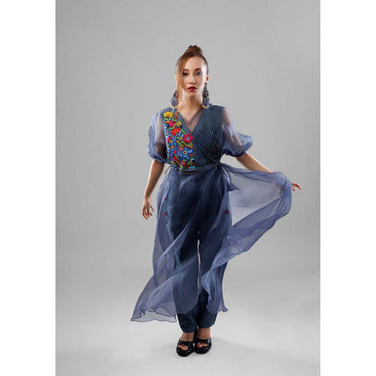 Firki by Sweta Grey Misty Co-Ord (Set of 2)