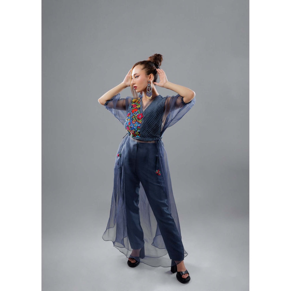 Firki by Sweta Grey Misty Co-Ord (Set of 2)