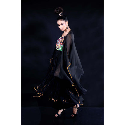 Firki by Sweta Black Aja Co-Ord (Set of 2)