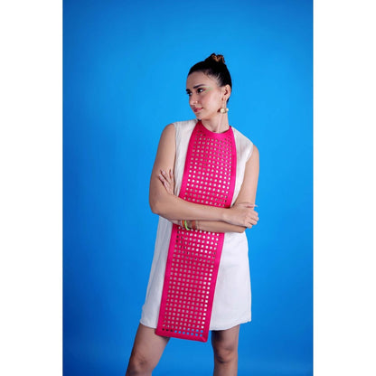 Firki by Sweta White Rosy Glow Dress