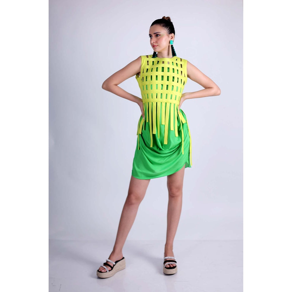 Firki by Sweta Green Eclectic Surge Dress