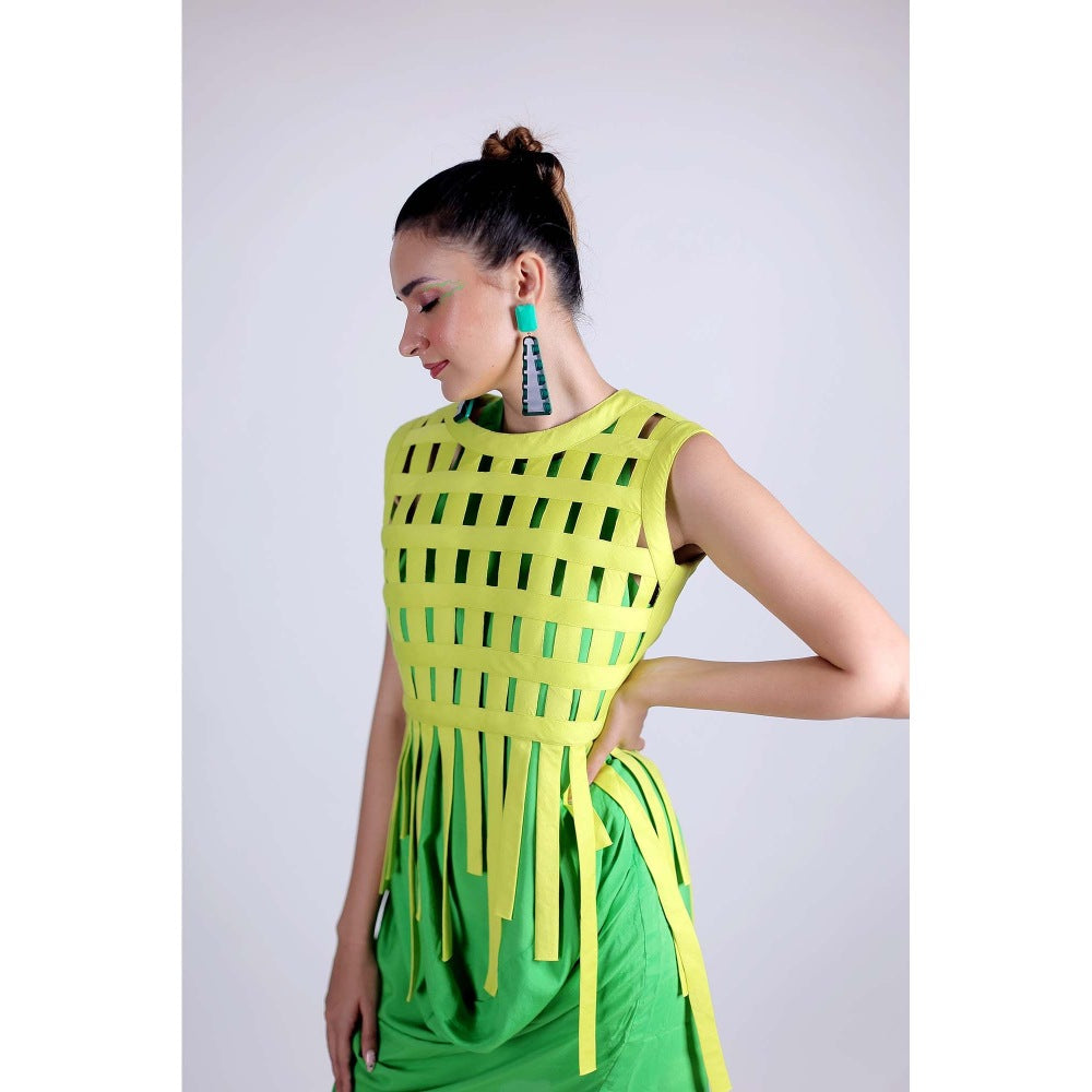 Firki by Sweta Green Eclectic Surge Dress