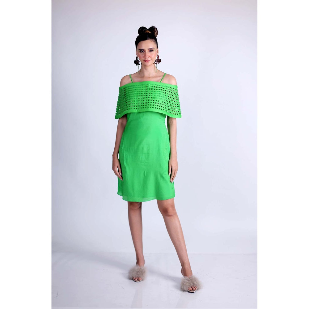 Firki by Sweta Green Neon Blitz Dress