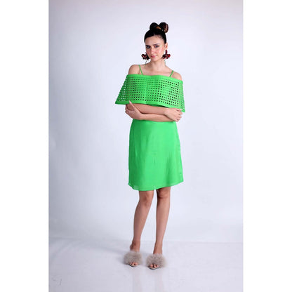 Firki by Sweta Green Neon Blitz Dress