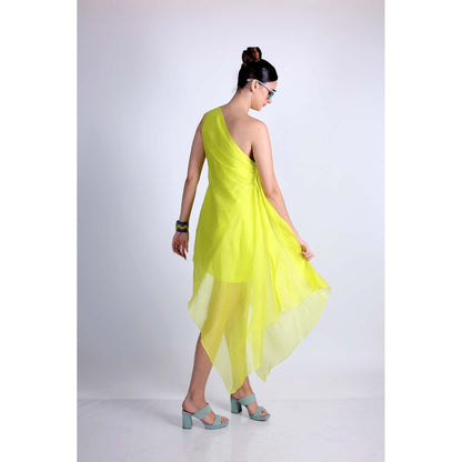 Firki by Sweta Yellow Power Puff