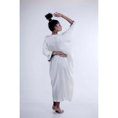 Firki by Sweta White Angelique Kaftan Dress