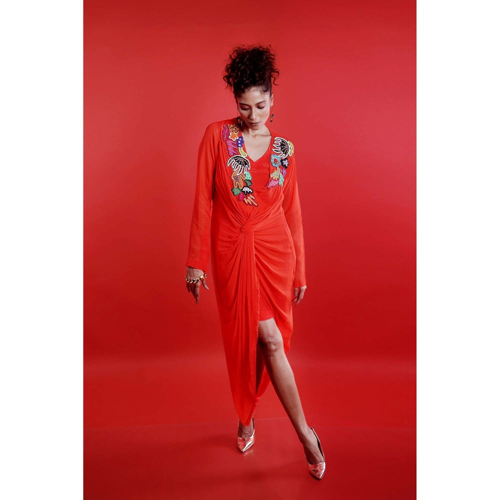 Firki by Sweta Red Issa Dress