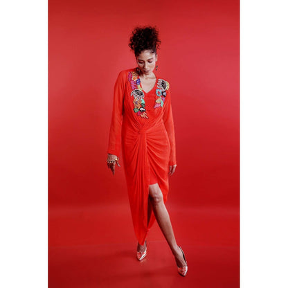 Firki by Sweta Red Issa Dress
