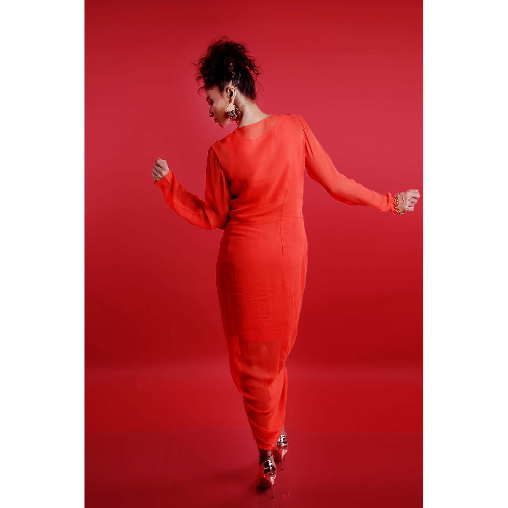 Firki by Sweta Red Issa Dress