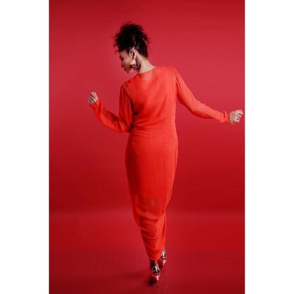 Firki by Sweta Red Issa Dress