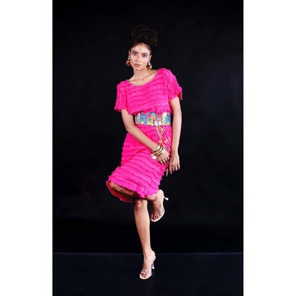 Firki by Sweta Pink Zulu Dress