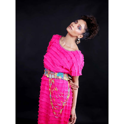 Firki by Sweta Pink Zulu Dress