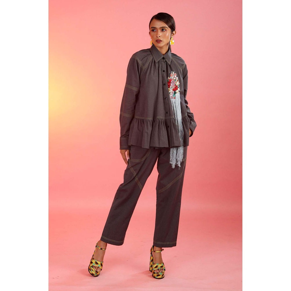 Firki by Sweta Grey Co-Ord (Set of 2)