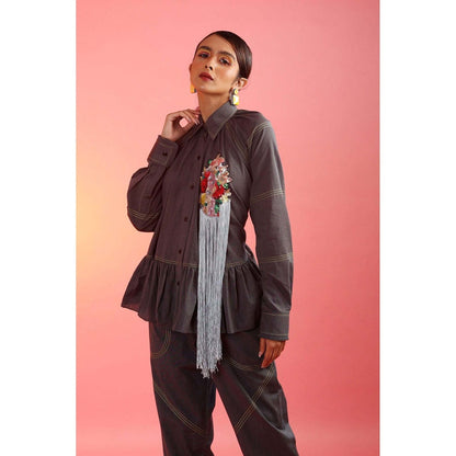 Firki by Sweta Grey Co-Ord (Set of 2)