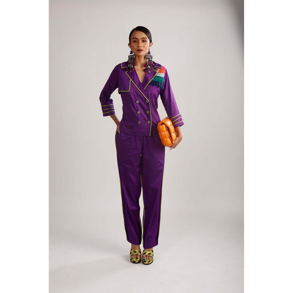 Firki by Sweta Purple Co-Ord (Set of 2)
