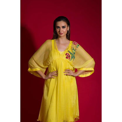 Firki by Sweta Yellow Daffodil Dress