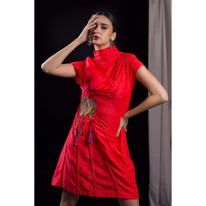 Firki by Sweta Red Scarlet Dress