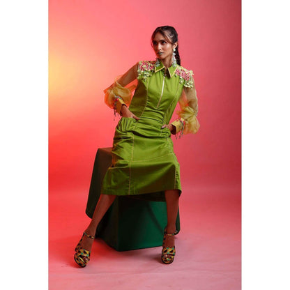 Firki by Sweta Green Atlantis Dress