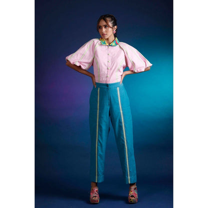 Firki by Sweta Pink Iris Jumpsuit
