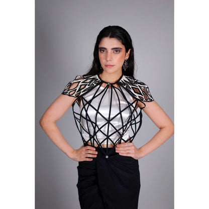 Firki by Sweta White Cocoon Top