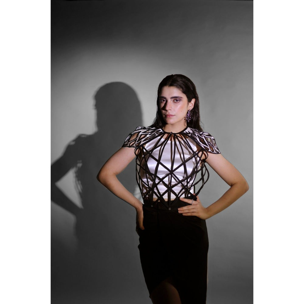 Firki by Sweta White Cocoon Top