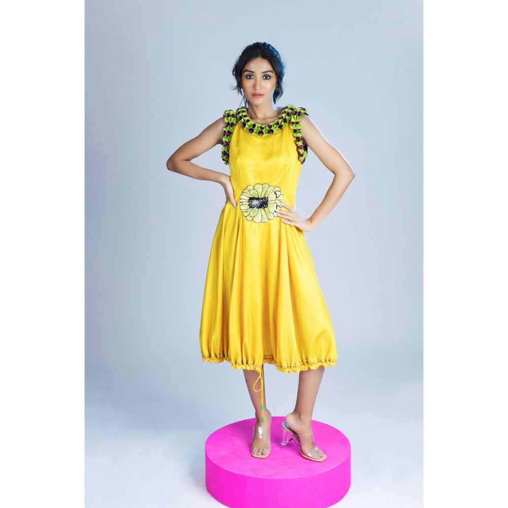 Firki by Sweta Sunkissed Bliss Yellow Dress