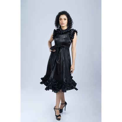 Firki by Sweta Midnight Sparkle Black Dress
