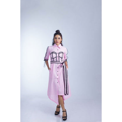 Firki by Sweta Pink Keen Dress