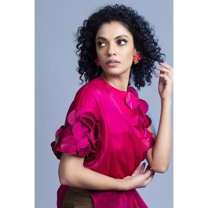 Firki by Sweta Bombshell Pink Tunic with Pant