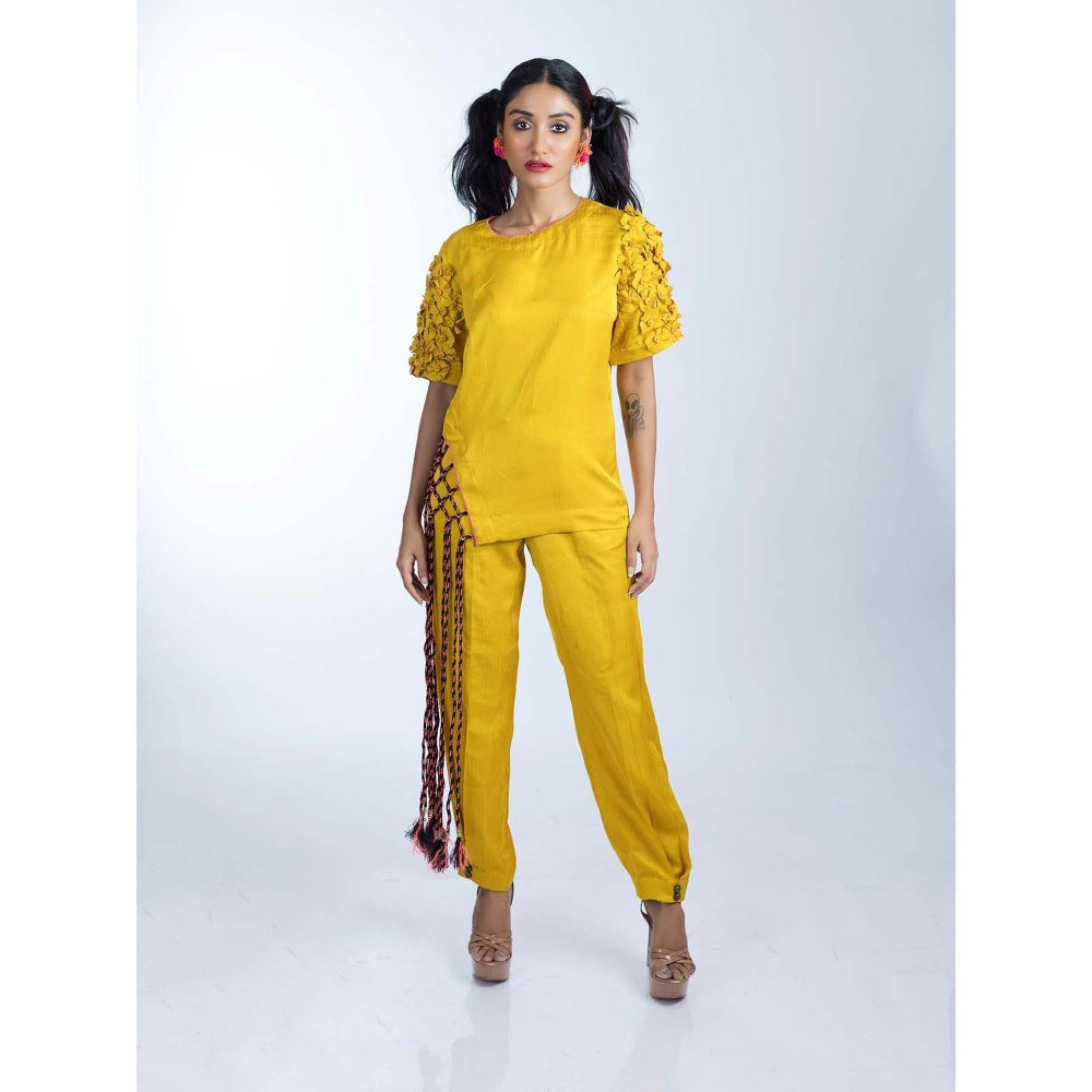 Firki by Sweta Rebel Yellow Co-Ord Set