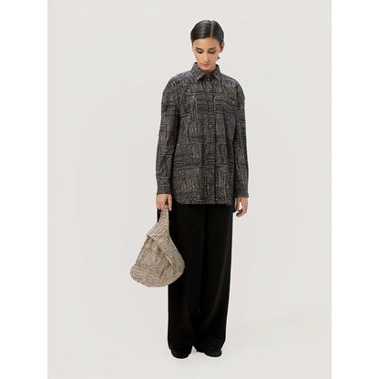 Genes Lecoanet Hemant Women Cotton Poplin Printed Shirt