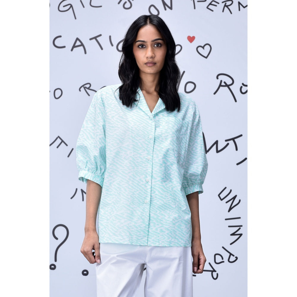 Genes Lecoanet Hemant Womens Labyrinth Print Shirt