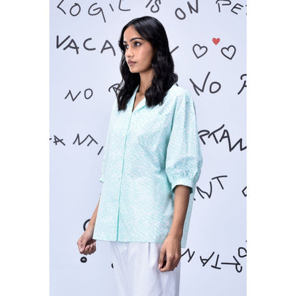 Genes Lecoanet Hemant Womens Labyrinth Print Shirt