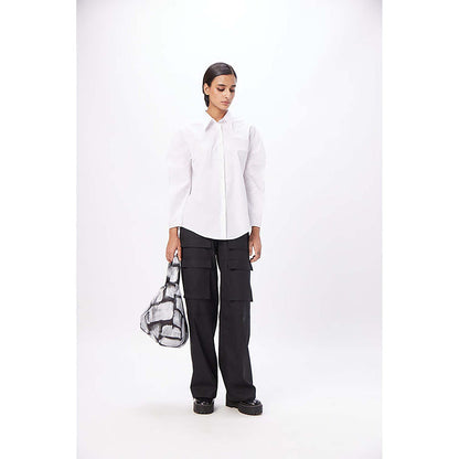 Genes Lecoanet Hemant Straight Fit Shirt With Soft Rounded Sleeves