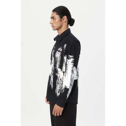 Genes Lecoanet Hemant Regular Fit Shirt With Zipper Front Opening