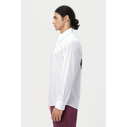 Genes Lecoanet Hemant Regular Fit Button Up Shirt With Fish Print