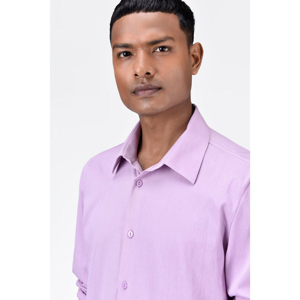Genes Lecoanet Hemant Mens Regular Fit Button Up Shirt With Box Pleat