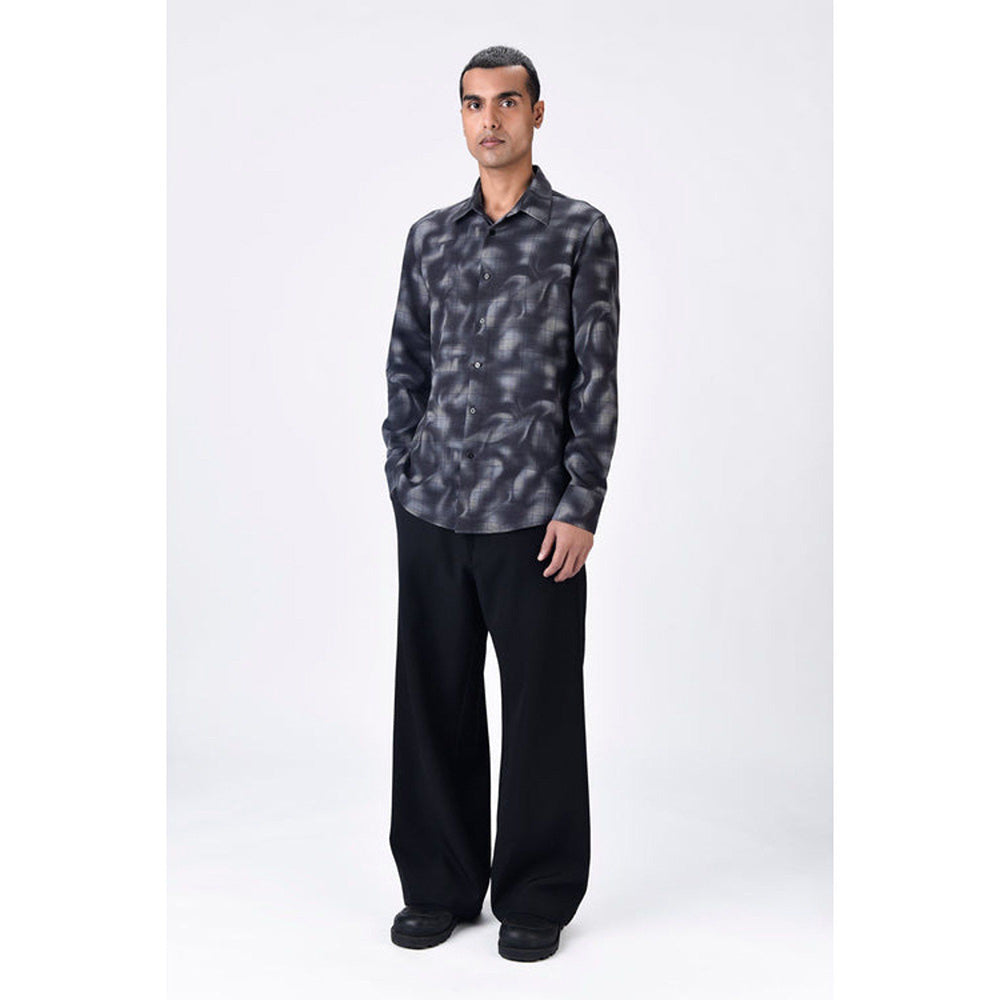 Genes Lecoanet Hemant Regular Fit Button-Up Shirt With Aurora Check Print