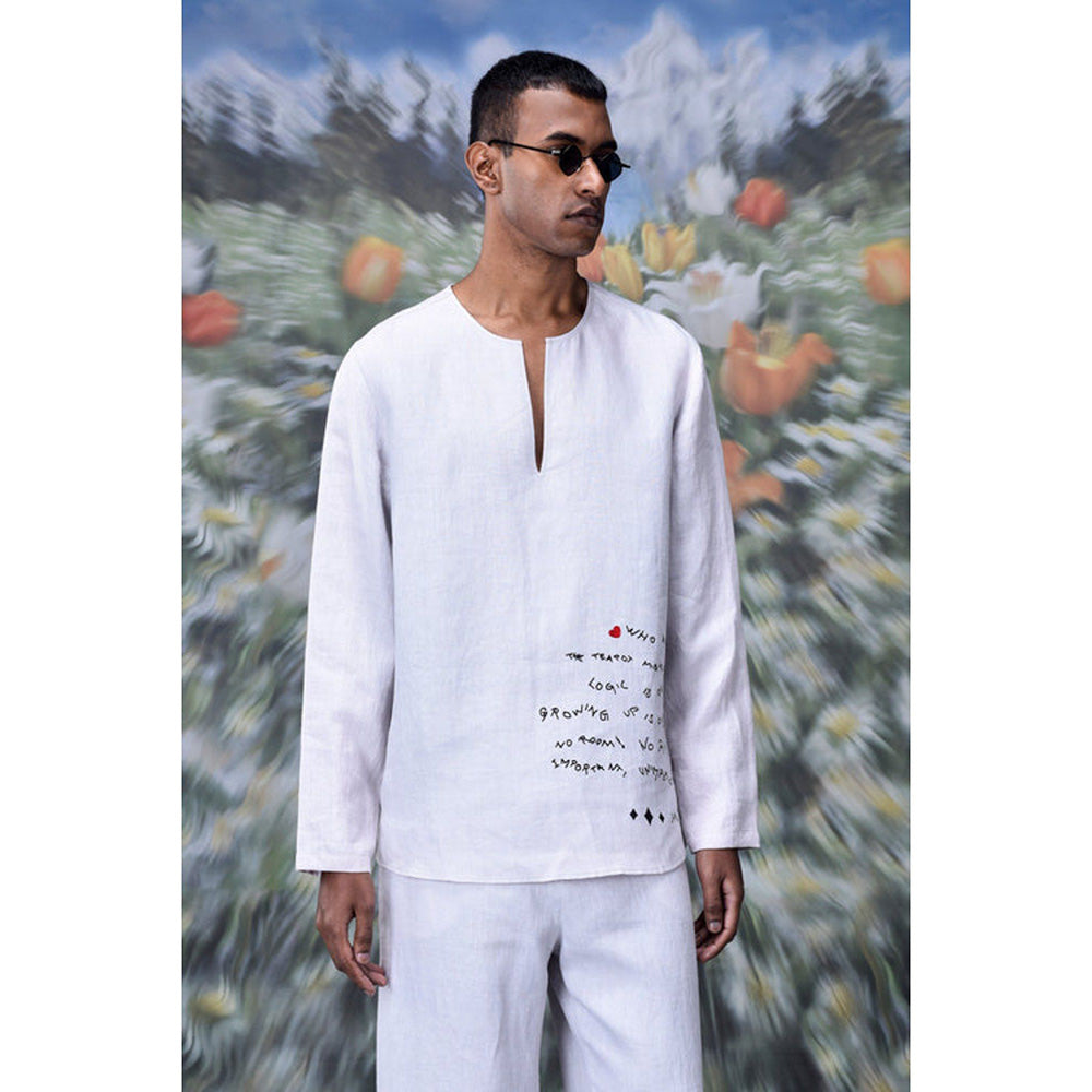 Genes Lecoanet Hemant Linen Graffiti T-Shirt
