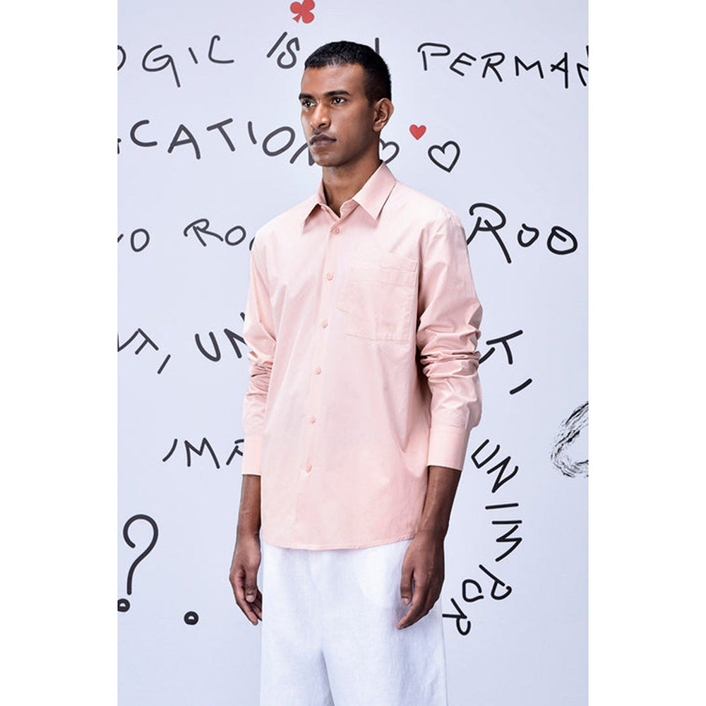 Genes Lecoanet Hemant Overlapping Pocket Regular Fit Shirt