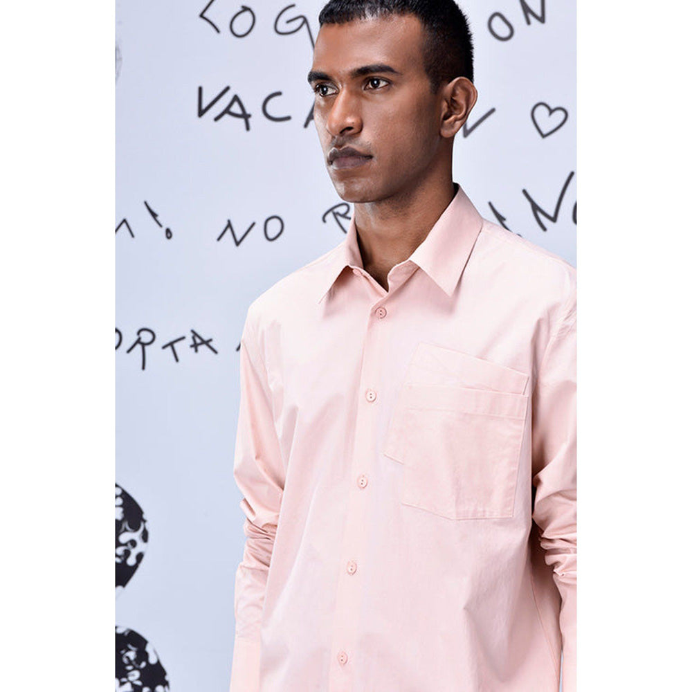 Genes Lecoanet Hemant Overlapping Pocket Regular Fit Shirt