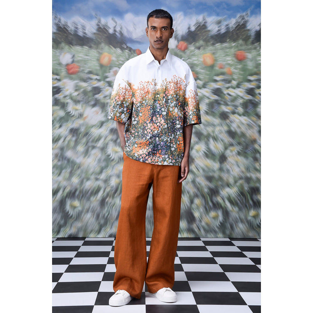 Genes Lecoanet Hemant Drop Shoulder Meadow Oversized Shirt