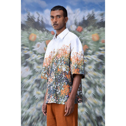 Genes Lecoanet Hemant Drop Shoulder Meadow Oversized Shirt