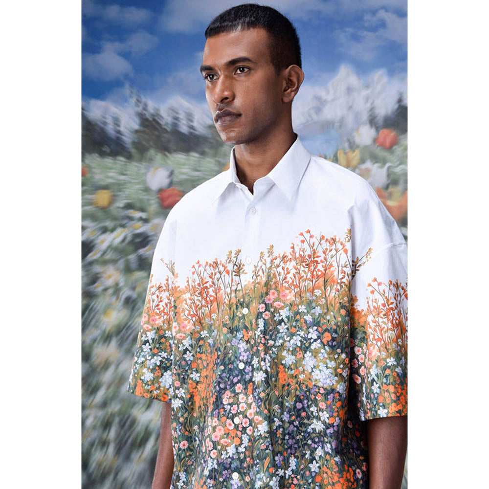 Genes Lecoanet Hemant Drop Shoulder Meadow Oversized Shirt